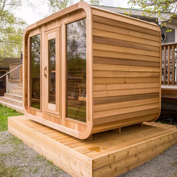 Custom-made_Muskoka_Outdoor_Cube_Sauna